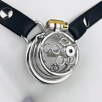 Neu Five-star Wheel Forging Keuschheitskäfig mit Gürtel
