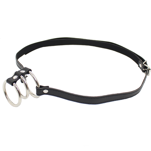Keuschheitskäfig Aus Leder Das Halsband – Produktbild
