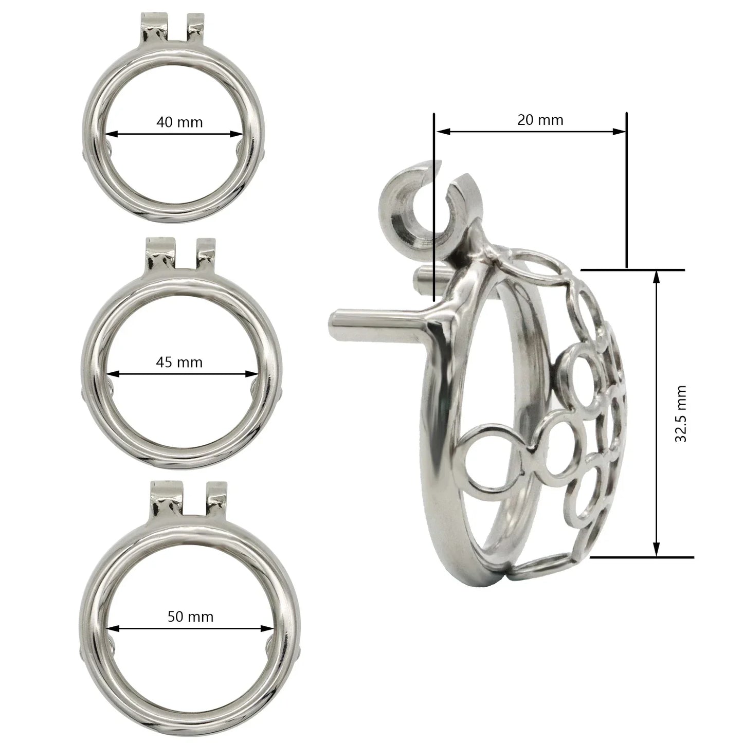 Anti-Ausbruch Design klein Keuschheitskäfig