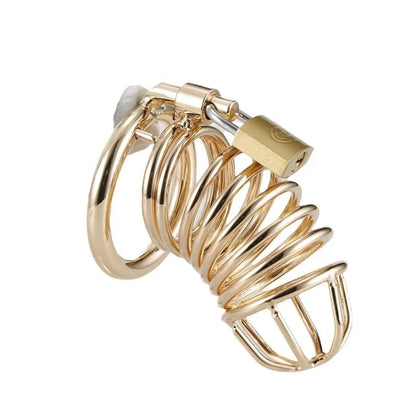 Metall Gold Keuschheitskäfig