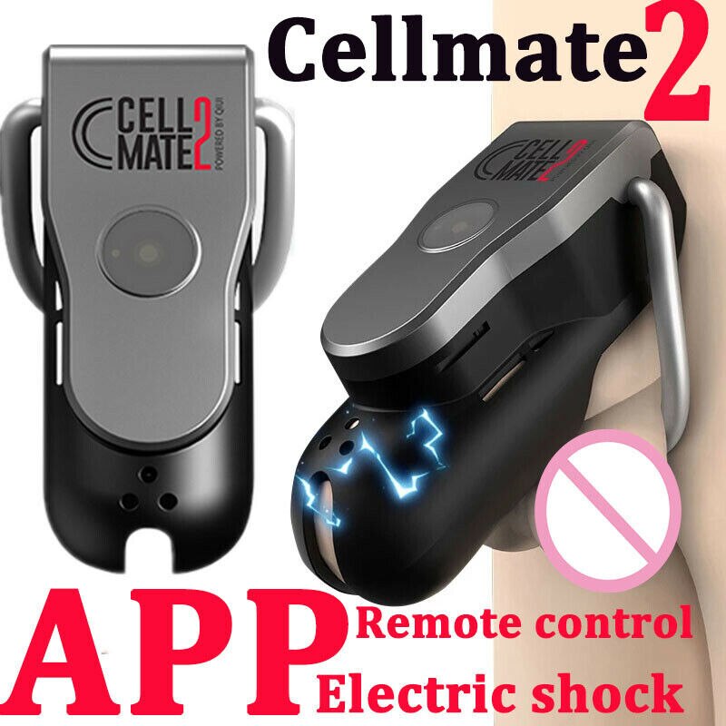 QIUI Cellmate 2 Elektronisch gesteuertes männliches Keuschheitsgerät mit Stromschlag