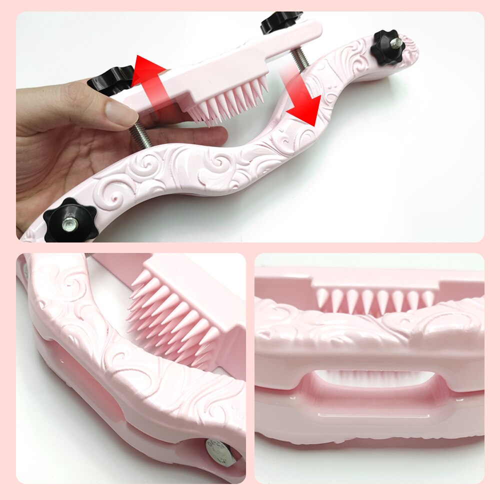 Sinnliche Pink-lila Sissy BDSM Testikel CBT Spitzen-Humbler