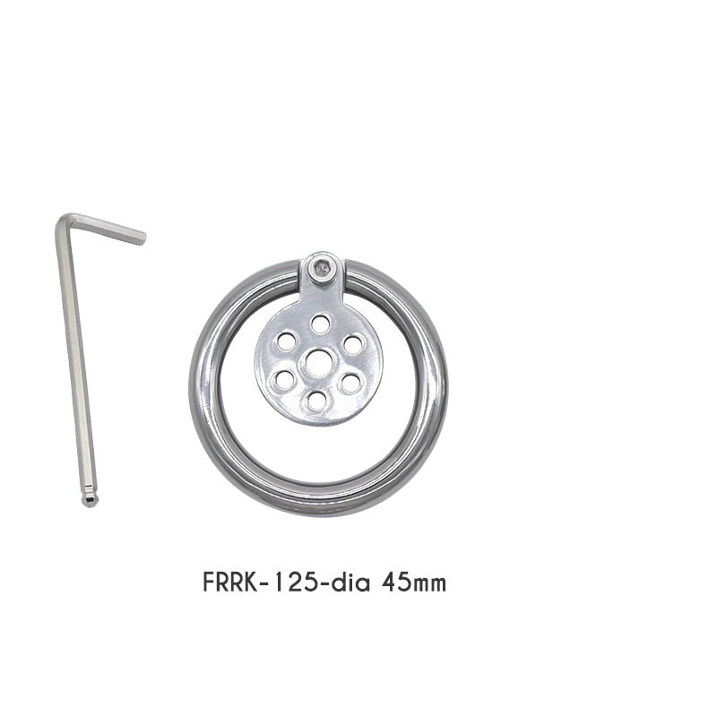Nano-Metall-Keuschheitskäfig mit Harnröhren-Plug – Produktansicht 16