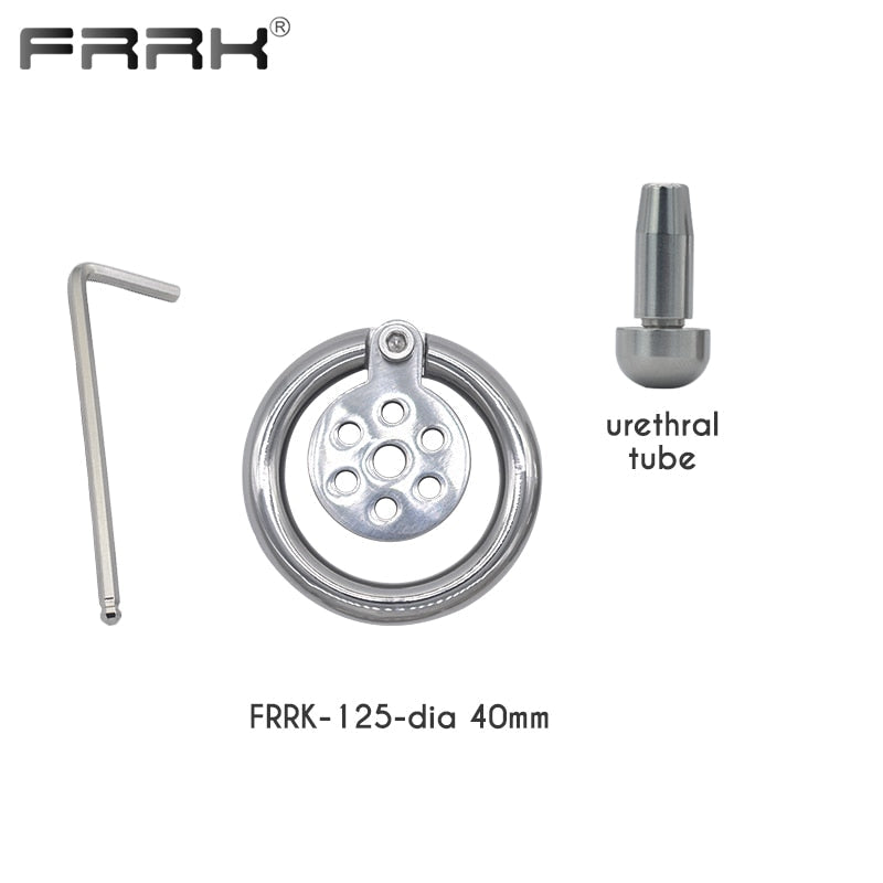 Nano-Metall-Keuschheitskäfig mit Harnröhren-Plug – Produktansicht 12