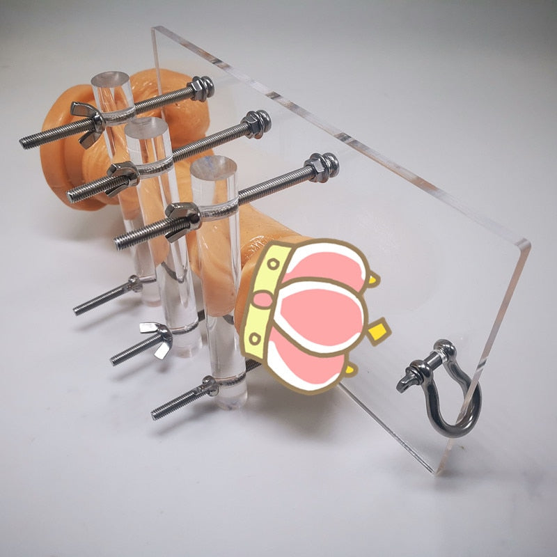 Acryl Folterbrett für Cock Crushing Bondage