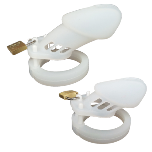 Silikon Peniskäfig für Mann - GB6000S White – Produktbild