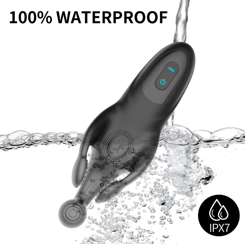 Dreiäugiger Silikon Vibrator für Hodenmassage