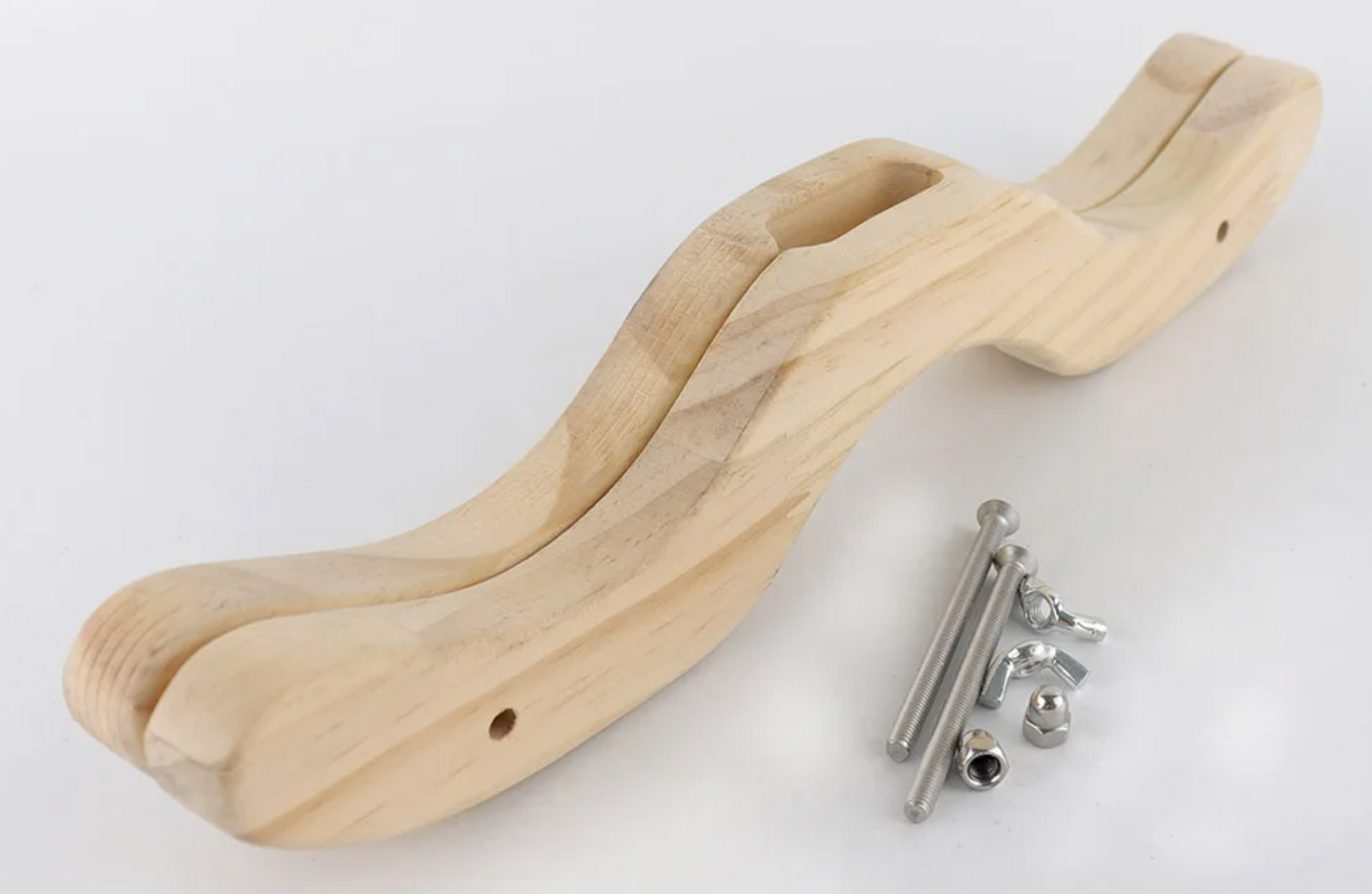 Holz BDSM Testikel Fessler mit sanfter Konstruktion – Produktansicht 2