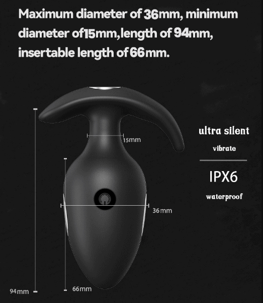 Qiui Elektrostimulation Analplug