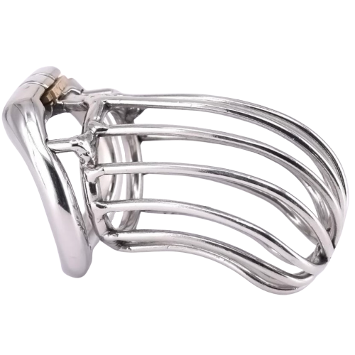 Metall-Keuschheitsäfig - The chrome ball L – Produktbild