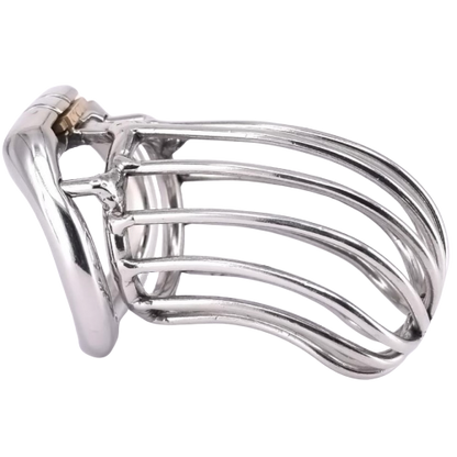 Metall-Keuschheitsäfig - The chrome ball L – Produktbild
