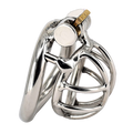 Kurzer Keuschheitskäfig Metall Villandry Xs