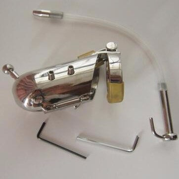 Keuschheitskäfigharnröhrensonde Schraube Flasche