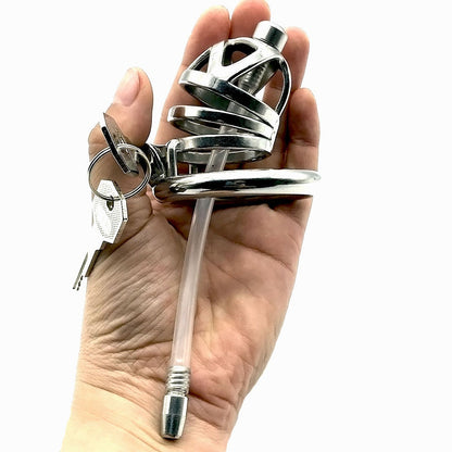 Keuschheitskäfig Für Männer Metall Little Smile L – Produktansicht 4