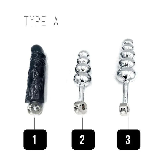 Analplug Dildo Keuschheitsgürtel Typ A – Produktbild