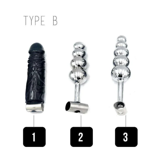 Analplug Dildo Keuschheitsgürtel Typ B – Produktbild