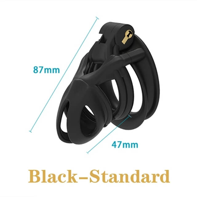 Arc Cobra Keuschheitskäfig Keuschheitsgerät mit 4 Rings