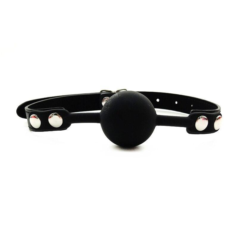 Schwarzer Ballknebel – Produktbild