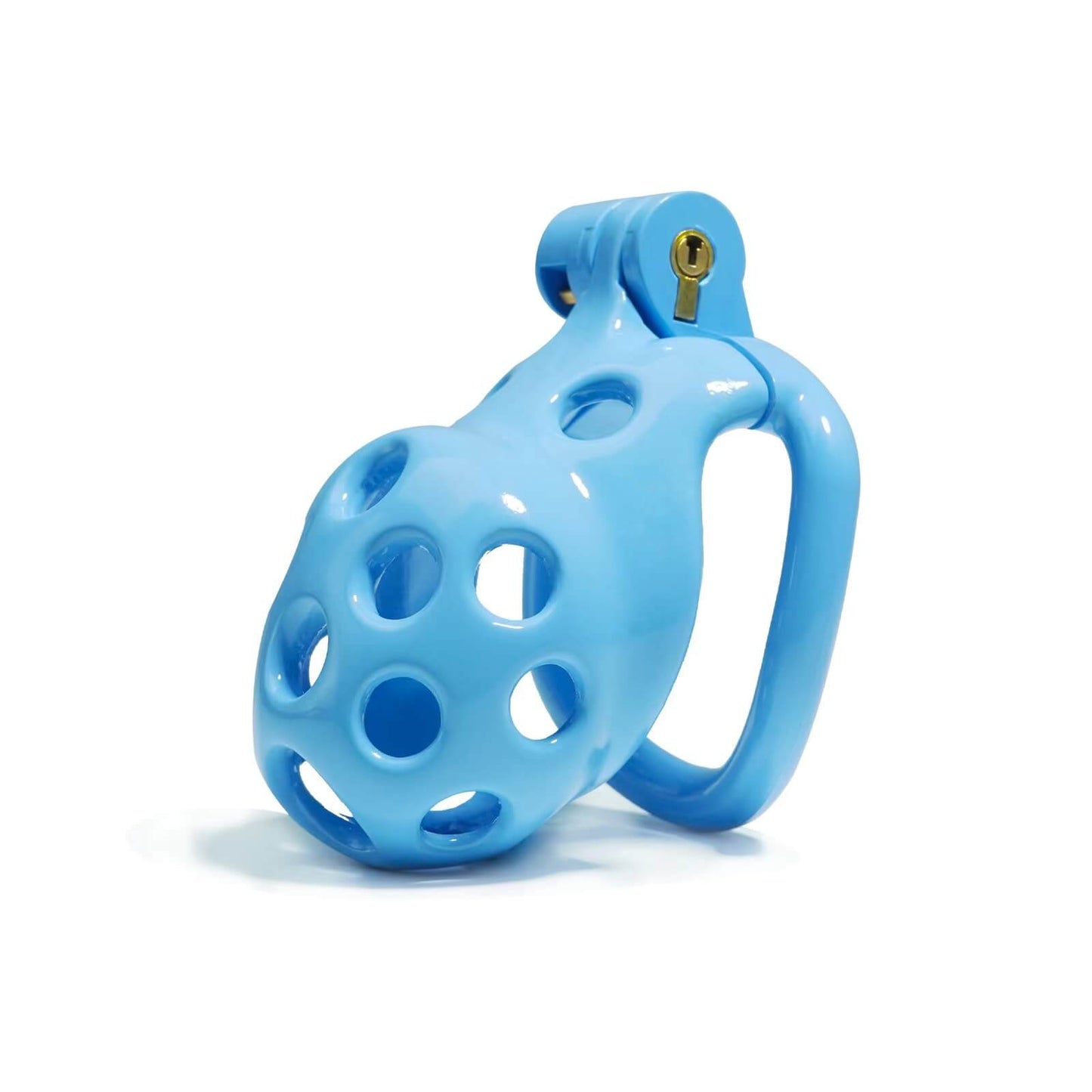 Blaues Loch Mamba Keuschheitskäfig Set - 1.77 bis 4.13 Zoll lang