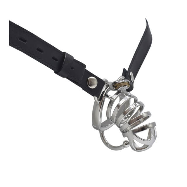 Bondage Keuschheitskäfig mit für Männer Keuschheitsgürtel