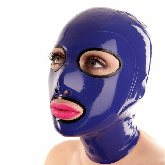Blaue Latexhaube – Produktbild