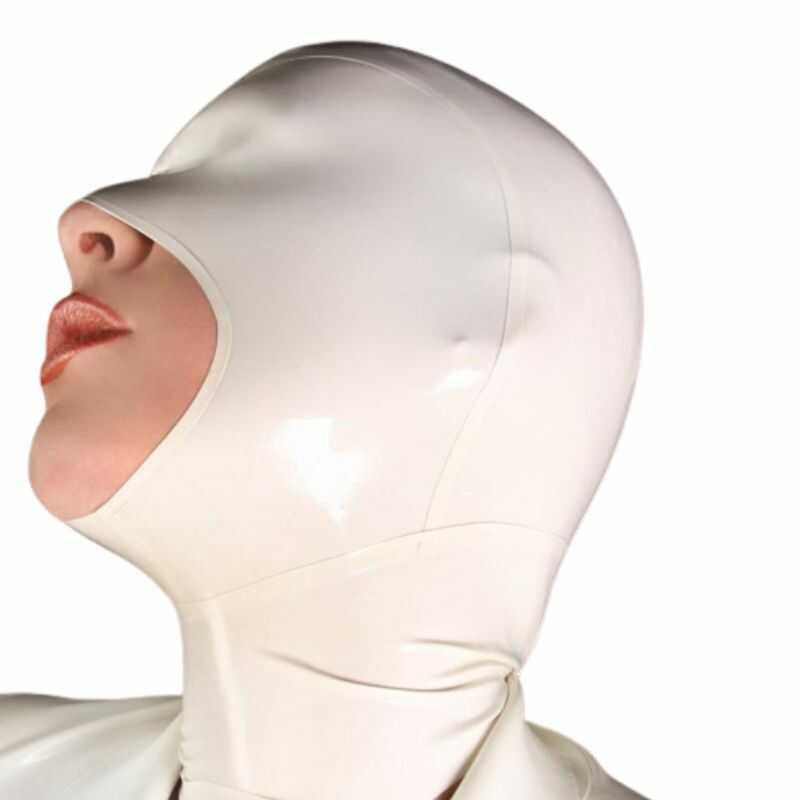 Latexhaube Mit Offenem Mund – Produktbild