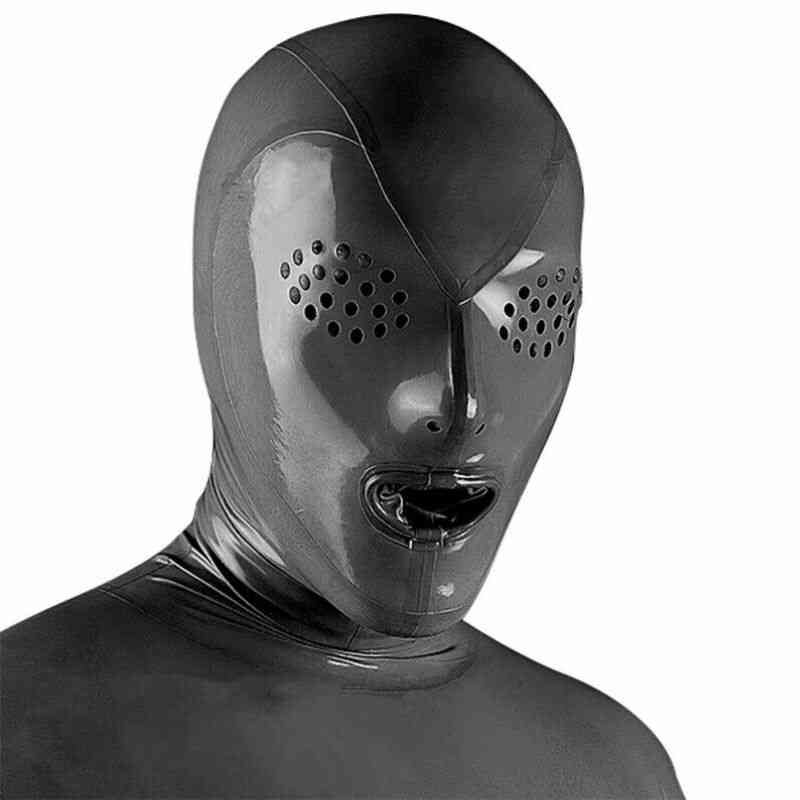 Breathplaylatexhaube