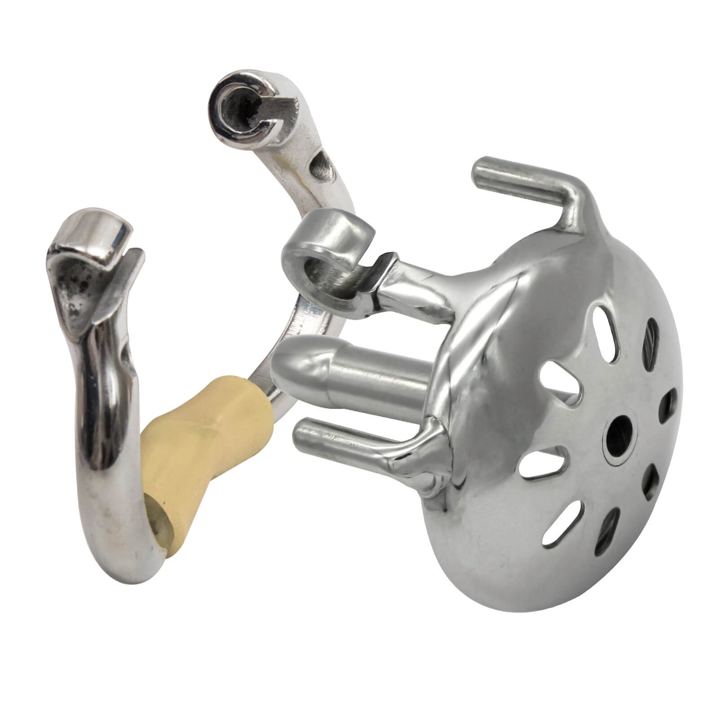 CC33 Edelstahl Super Kleines Cock Cage – Produktansicht 3