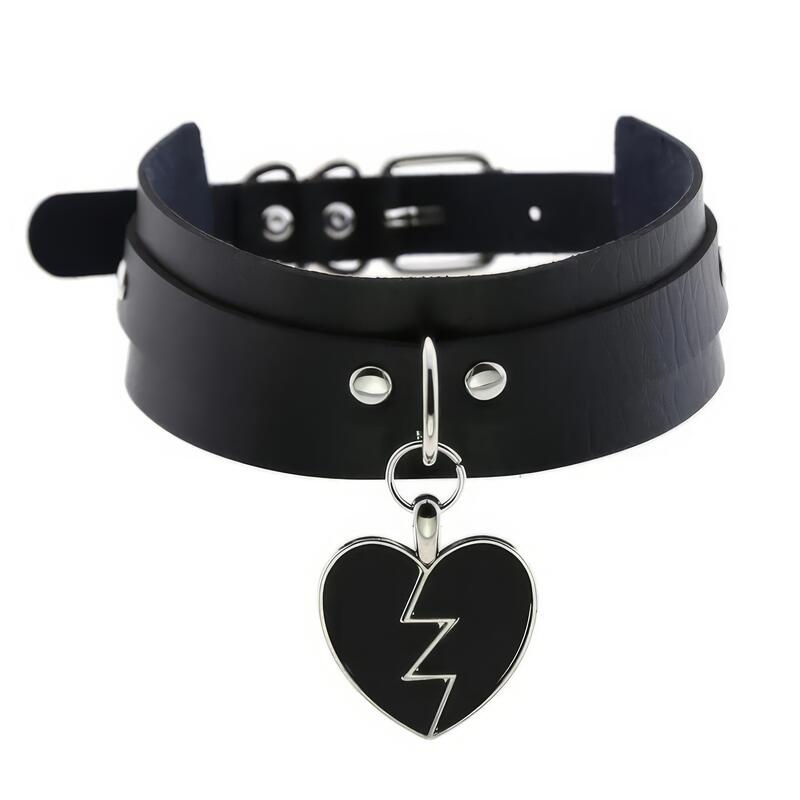 BDSM Halsband mit Herz