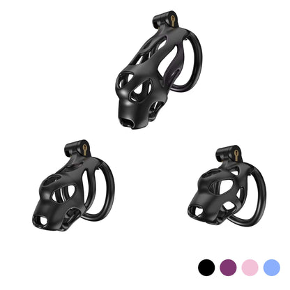 Cobra Dog Head Keuschheitsgerät mit 4 Rings