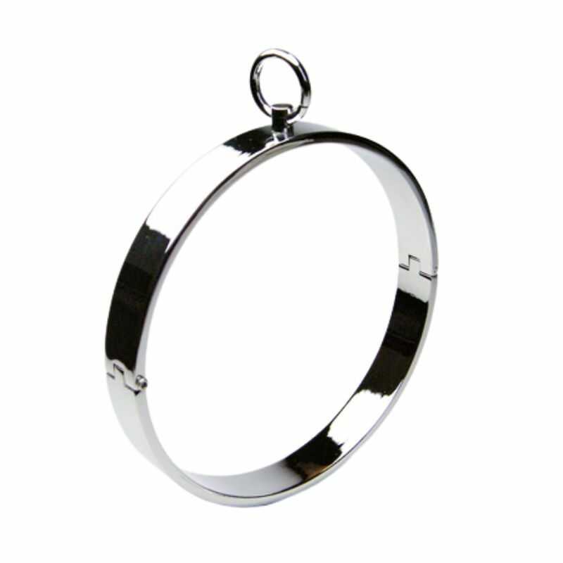 Halsband bdsm flach und metall