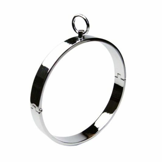 Halsband bdsm flach und metall – Produktbild