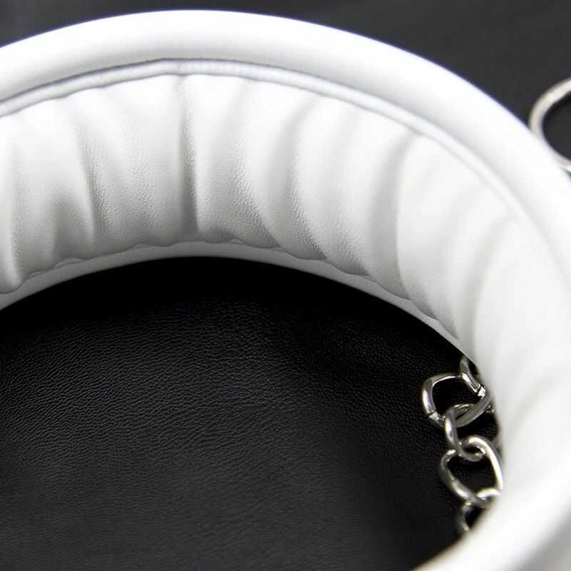 Weißes Bdsm leine halsband
