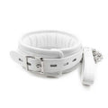 Weißes Bdsm leine halsband