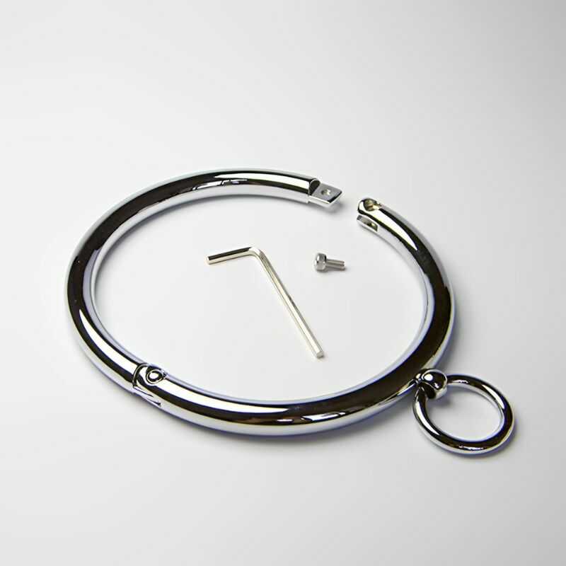 Halsband bdsm rund und metall