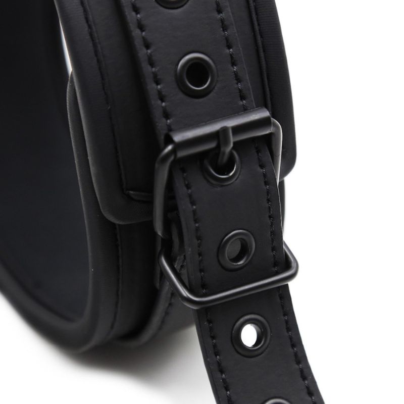 Halsband Bdsm Leine Metall schwarz – Produktansicht 3