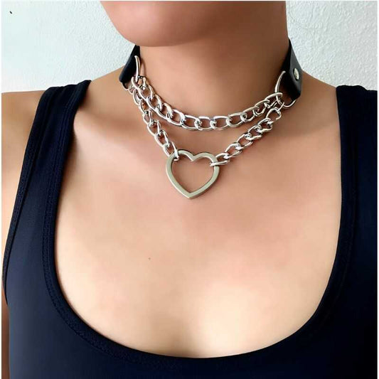 BDSM Halsband Herzanhänger – Produktbild
