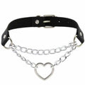 BDSM Halsband Herzanhänger