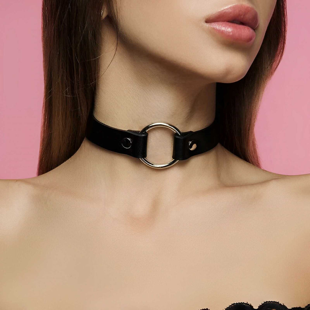 Diskretes BDSM-Halsband