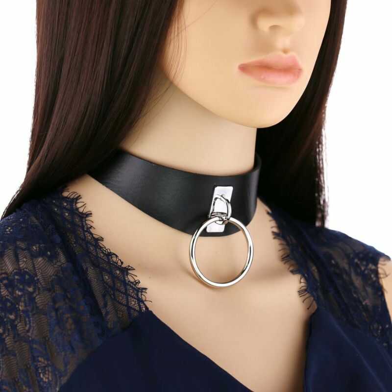 Bdsm Halsband mit Ring