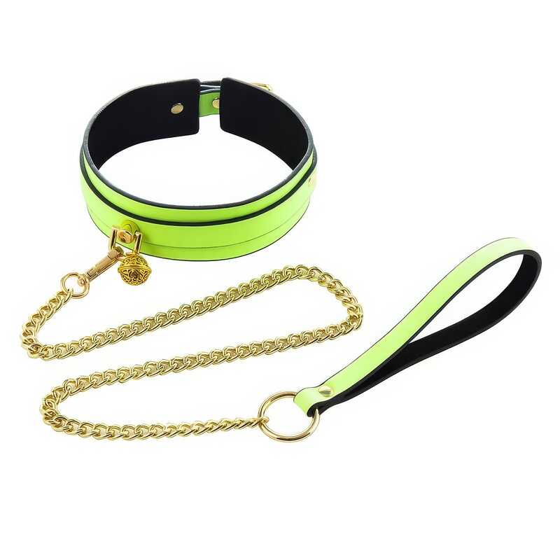 Phosphoreszierendes Leinen halsband BDSM