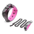 BDSM-Halsband aus gepolstertem Leinen