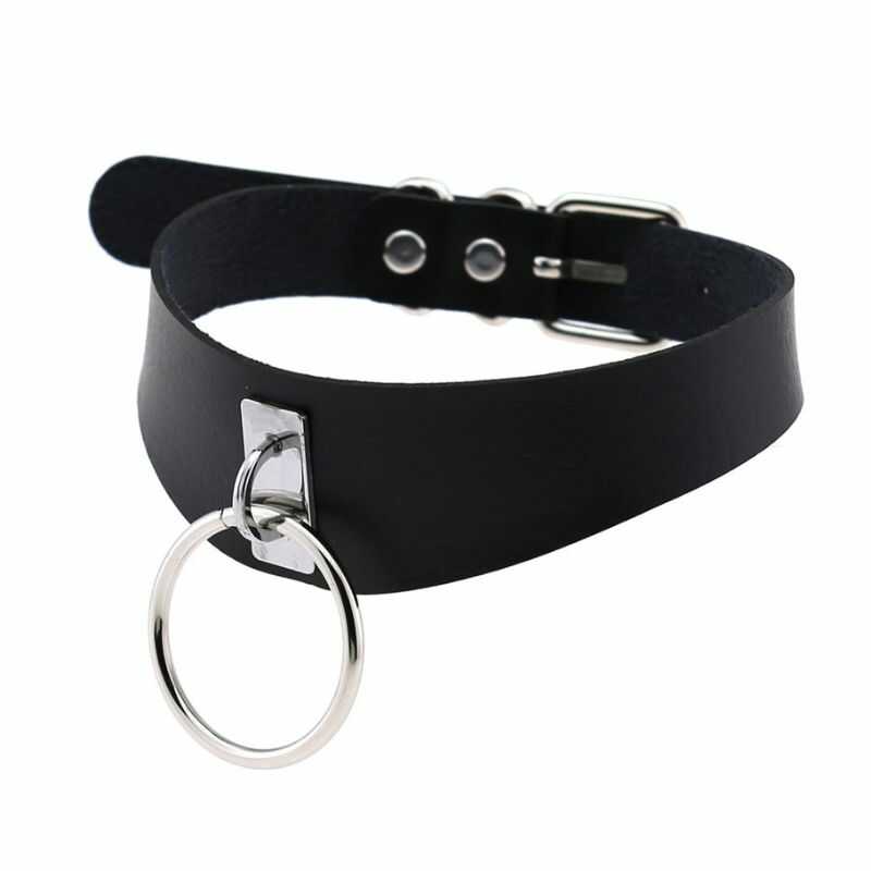 Bdsm Halsband mit Ring