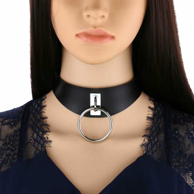 Bdsm Halsband mit Ring