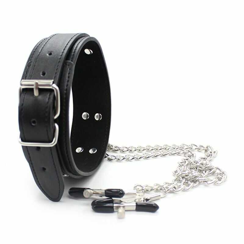Nippelklemmen Mit Halsband BDSM