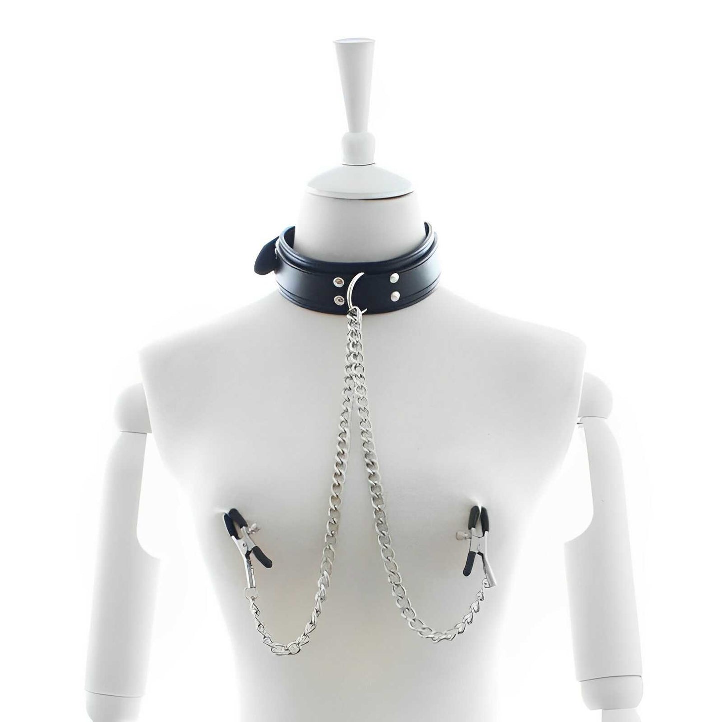 Nippelklemmen Mit Halsband BDSM – Produktansicht 2