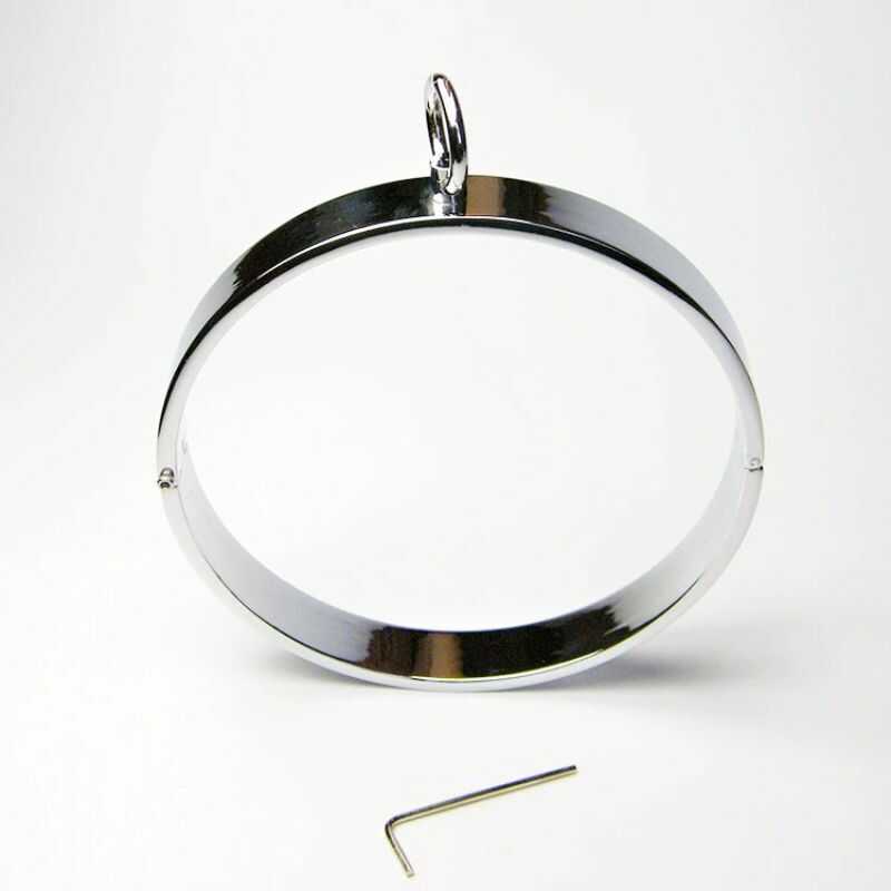 Halsband bdsm flach und metall
