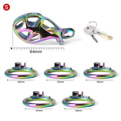 Colorful Edelstahl MAMBA Keuschheitskäfig