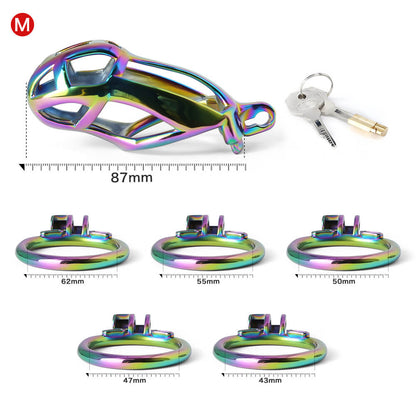 Colorful Edelstahl MAMBA Keuschheitskäfig
