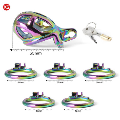 Colorful Edelstahl MAMBA Keuschheitskäfig